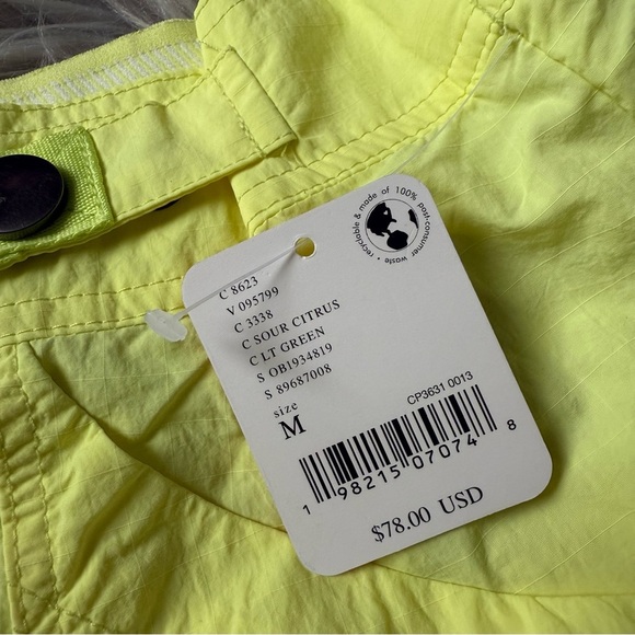 FREE PEOPLE New Heights Shorts in Sour Citrus Size Medium NWT - Picture 12 of 12
